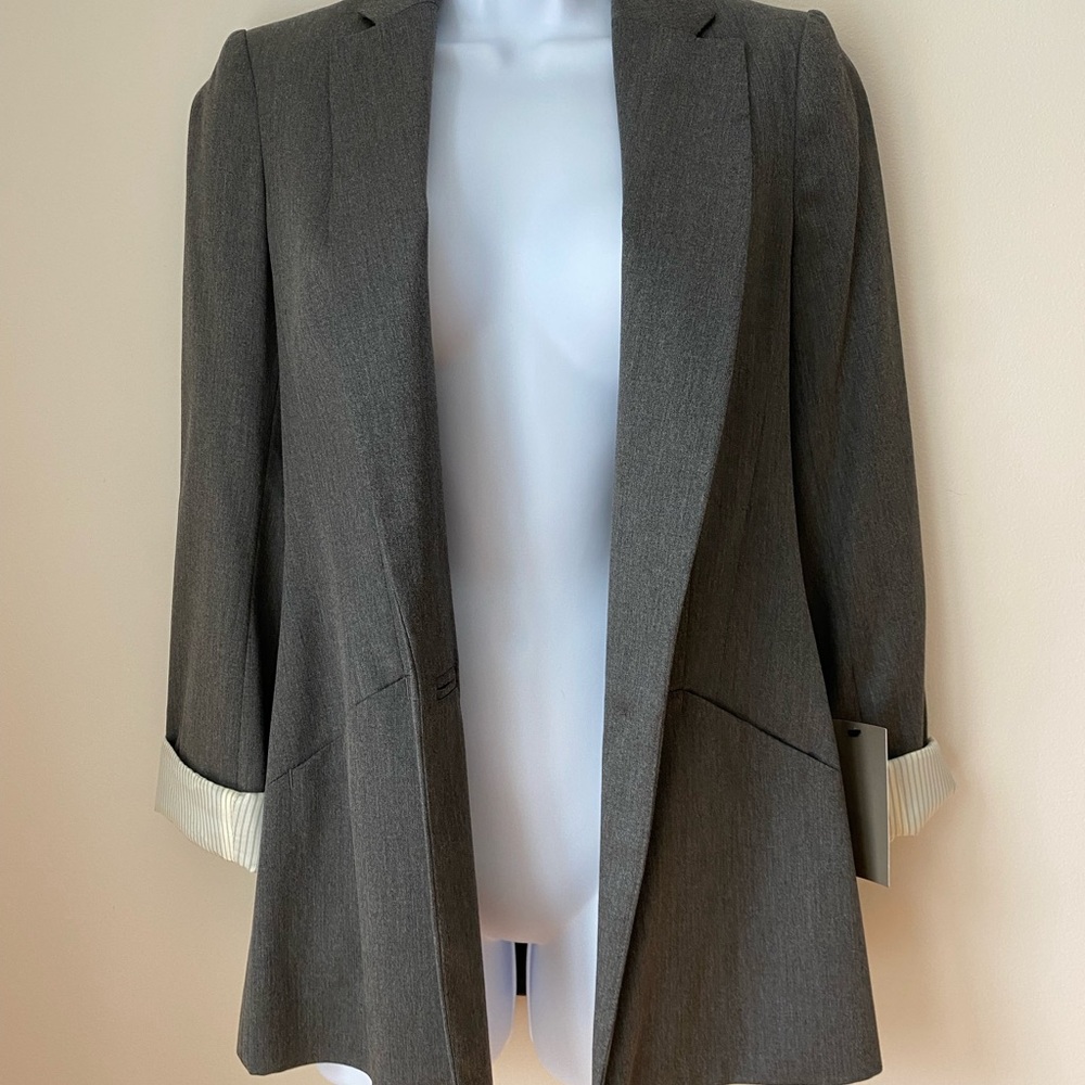 Zara basic NWT grey blazer